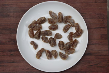 Amla candy, Dried Indian gooseberry (Phyllanthus emblica) candy, healthy digestive, Good to Eat After Lunch or Dinner, also served as mouth freshener.
