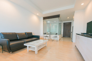 Interior, beautiful apartment, luxurious living room