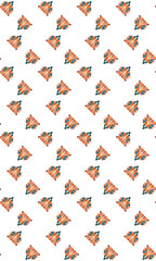 Drapery curves pagan tripe seamless pattern. Indian old surface background. Vector