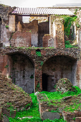 Naklejka premium archaeological excavations in the center of Rome