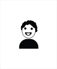 happy child flat icon,vector best flat design icon.