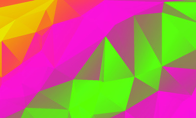 Abstract Color Polygon Background Design, Abstract Geometric Origami Style With Gradient
