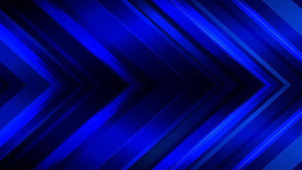 Abstract blue light arrow speed power technology futuristic background vector illustration. esp 10 - obrazy, fototapety, plakaty