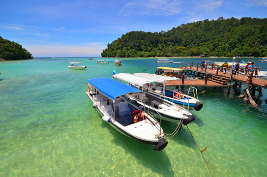 Tunku Abdul Rahman National Park In Sabah Malaysia