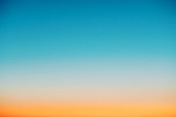 Abstract colorful sunset sky background.
