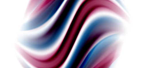 Silk smooth lines on white, liquid fluid color waves. Vector Illustrations For Wallpaper, Banner, Background, Card, Book, Illustration, landing page, cover, placard, poster, banner, flyer, design