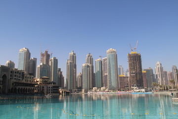 Dubai, vue du dubai mall
