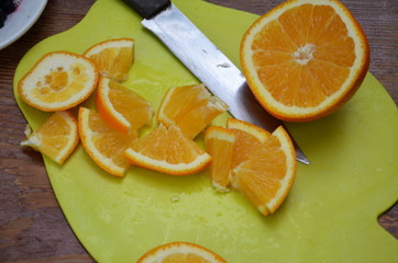 Infused detox water with orange, blueberry and mint. Ice cold summer cocktail or lemonade in glass mason jar diet, body cleansing, healthy lifestyle.