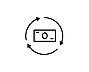 Finance line icon