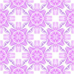 Chevron watercolor pattern. Purple trending boho 