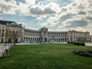 Obraz premium Hofburg in Vienna without people