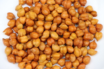 Chick pea or soaked gram, healthy breakfast 