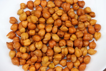 Chick pea or soaked gram, healthy breakfast 