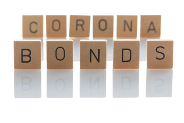 Corona bonds as protection against the economic downturn caused by the corona virus crisis in the euro zone.