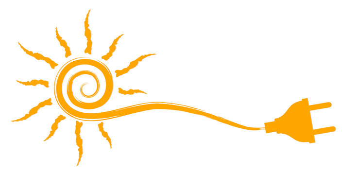 Symbol of energy of the sun. 