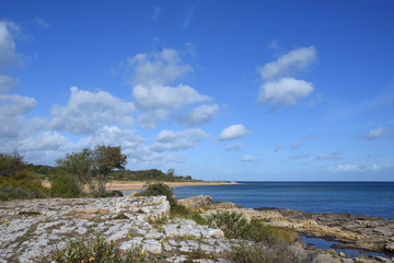 Skåne Küste an der Ostsee in Schweden Vårhallen Österlen	