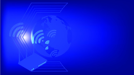 abstract blue background