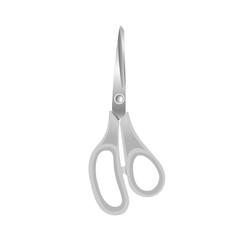 Scissors on white isolated background vector