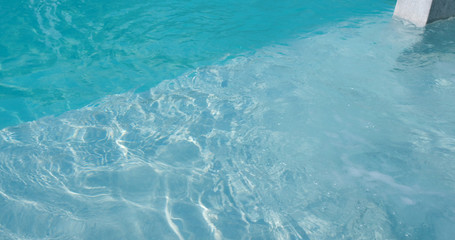 Water wave texture in swimming pool