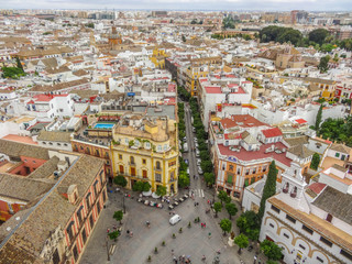 Sevilla Spanien Altstadt Panorama Sehenswürdigkeiten