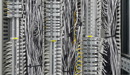 electrical part and accessories in the  control cabinet , control and power distributor,lockout ,tagout