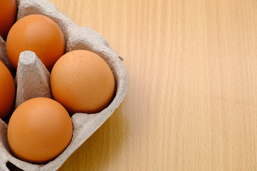 chicken egg isolated on background