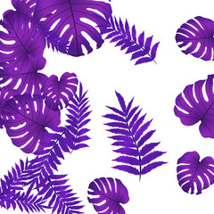 Fototapeta premium Vector tropical pattern