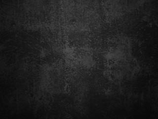 Obraz na płótnie Canvas Dark concrete texture wall background. Black grunge cement wall texture for interior design. Copy space for add text.
