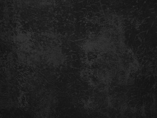 Dark concrete texture wall background. Black grunge cement wall texture for interior design. Copy space for add text.