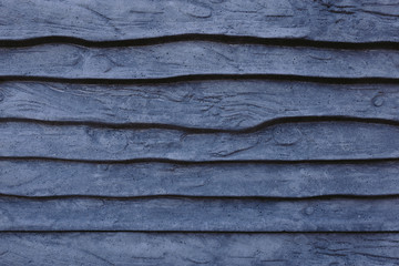 Closeup blue rough wood fence. Beauty blue not flat background. 
