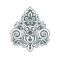 Vector Vintage Baroque card. Vector Ornamental frame.