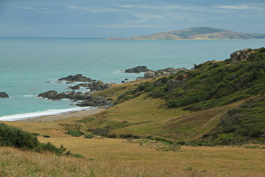 Colac Bay near Riverton,Southland on South Island of New Zealand
