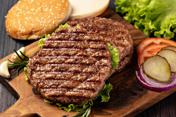 Fresh meat cutlets