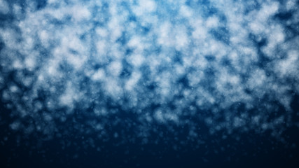 Abstract Blue Boiling Water Texture Lifting Fluid Bubbles Illustration