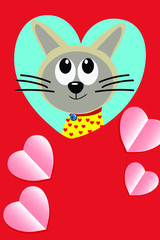 rabbit with heart นื พำก ิฟแาเพนีืก