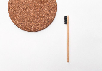 bamboo toothbrush with hotstand