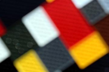 Blurred texture with different sizes rectangles and vibrant colors