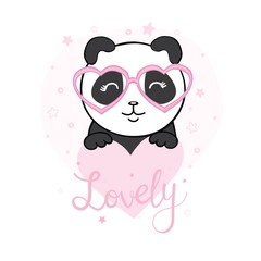 Vector Panda, illustration panda, vector illustration. Animal vector.