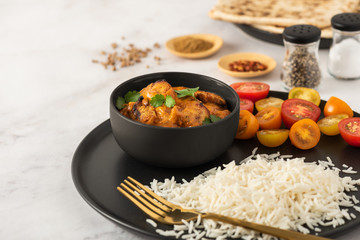 Chicken Tikka Masala and naan