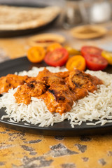 Chicken Tikka Masala and naan