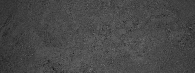 Black stone concrete texture background anthracite panorama banner long