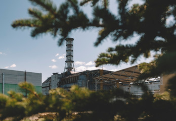 Chernobyl power station, 4-th block, Ukraine.