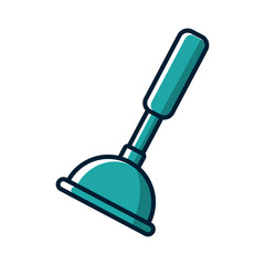 Sucker toilet color icon