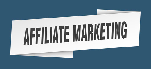 affiliate marketing banner template. affiliate marketing ribbon label sign