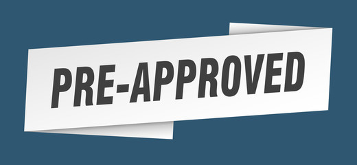 pre-approved banner template. pre-approved ribbon label sign