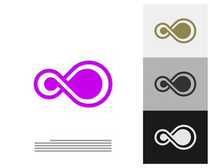 Infinity logo vector template, Creative Infinity logo design concept