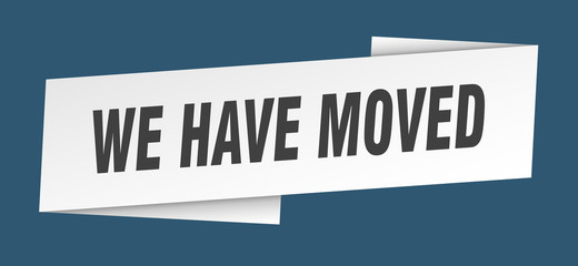 we have moved banner template. we have moved ribbon label sign