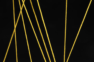 bright iridescent thread floss for embroidery and needlework