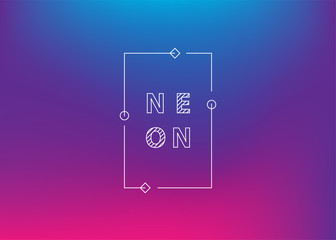 Neon gradient Ui Ux background trendy web color