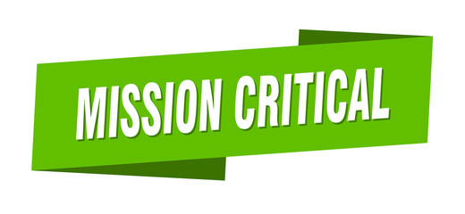mission critical banner template. mission critical ribbon label sign